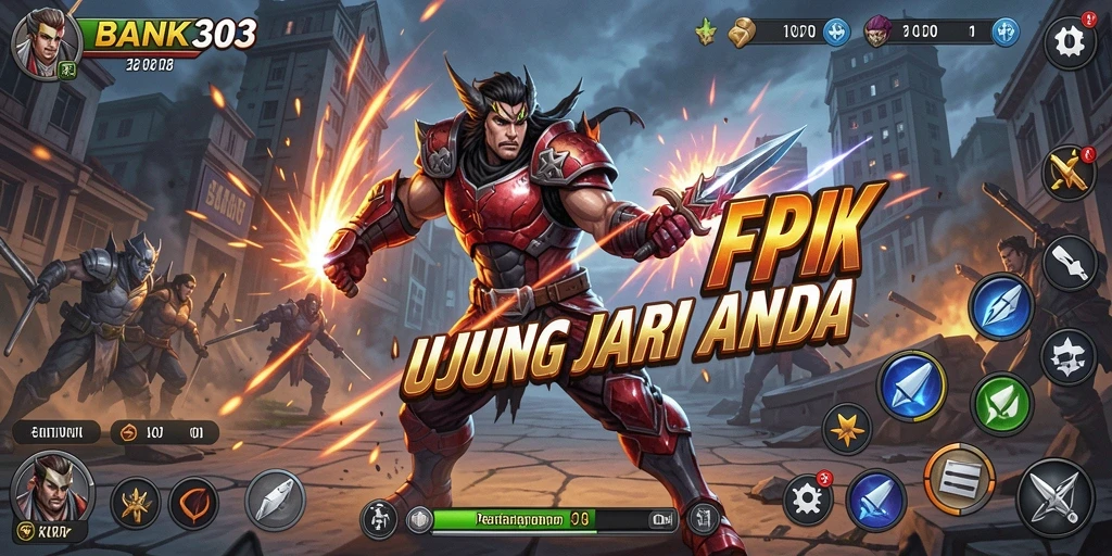 Screenshot gameplay BANK303 menampilkan pertarungan seru dan aksi mendebarkan.