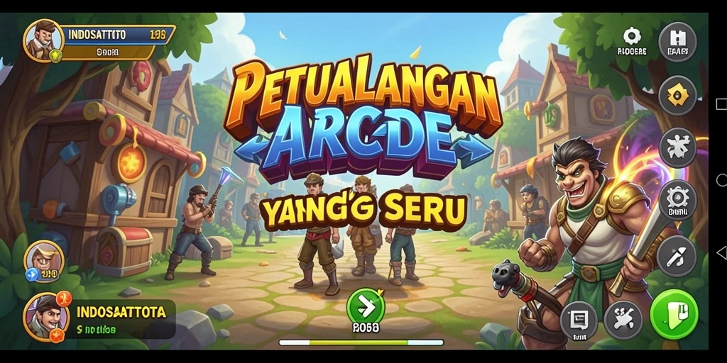 Screenshot menampilkan gameplay seru dan tantangan dalam INDOSATTOTO.