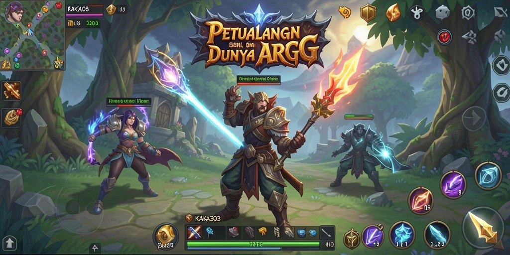Tangkapan layar gameplay KAKA303 yang menunjukkan pertarungan seru dan aksi dinamis.