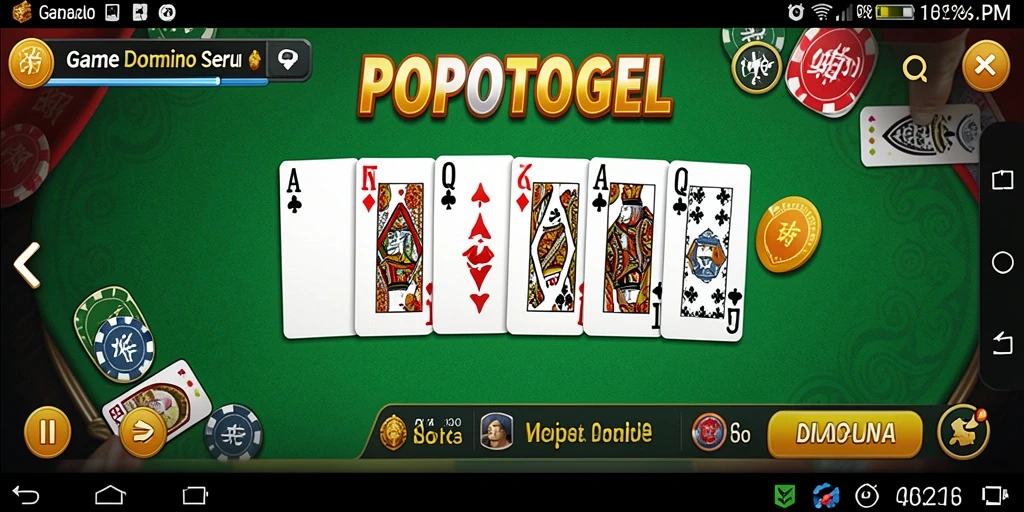 Tampilan gameplay seru dari POPOTOGEL dengan teman-teman.
