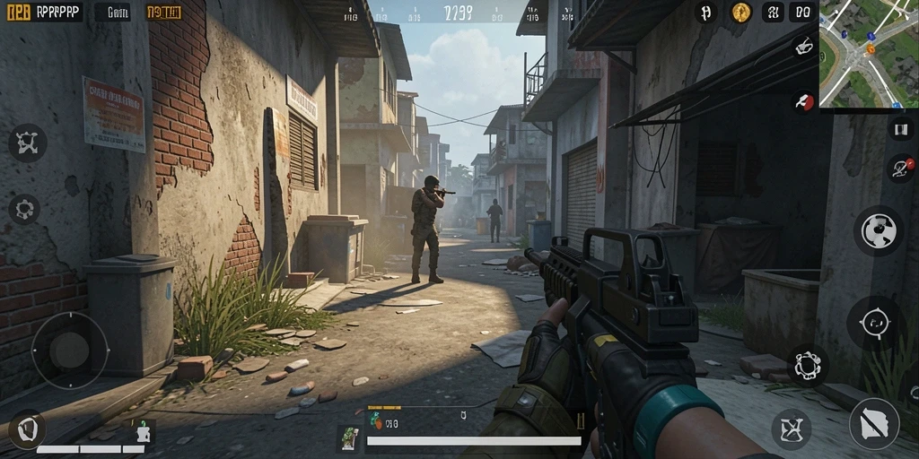 Tampilan gameplay menarik RPRPRP dengan aksi TPS yang mendebarkan.