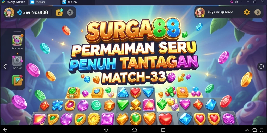 Gameplay seru dengan tantangan mencocokkan elemen.